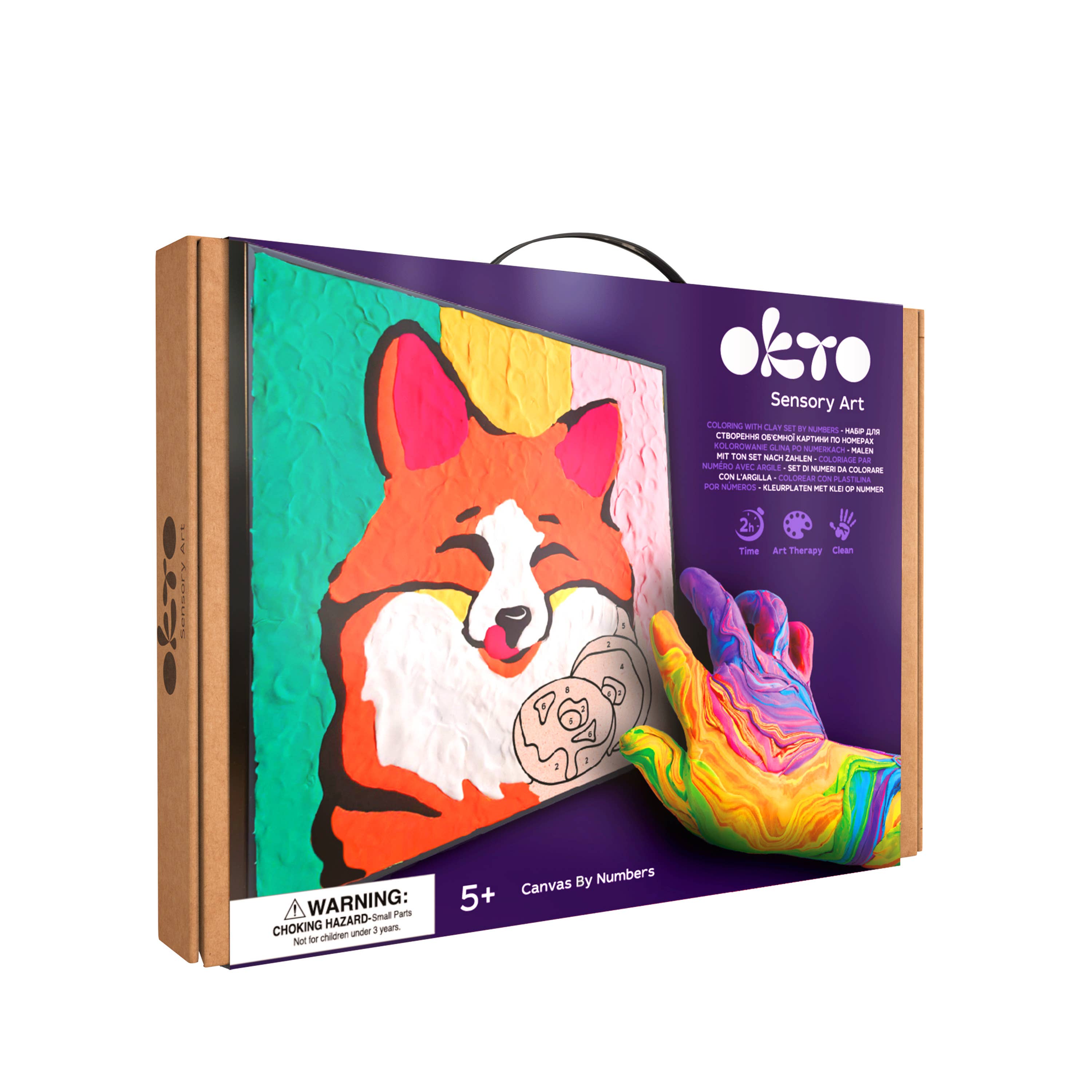 Kitty McCall Toucan Paint By Number Kit – Inkl. Leinwand, Farben, Pinsel & Staffelei